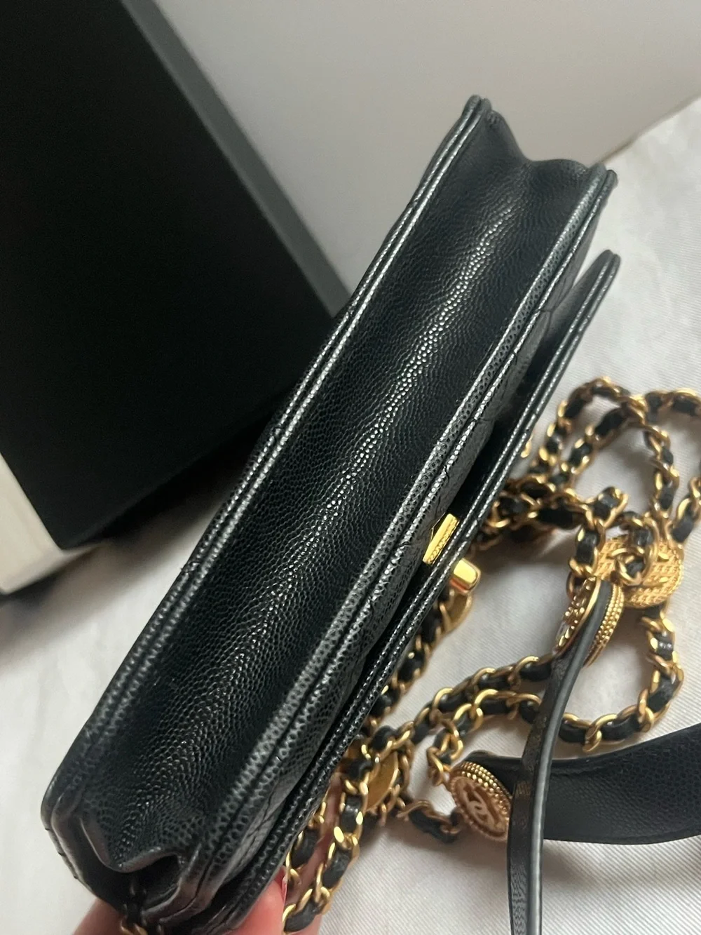 Chanel Cavair Twist Your Buttons WOC Crossbody